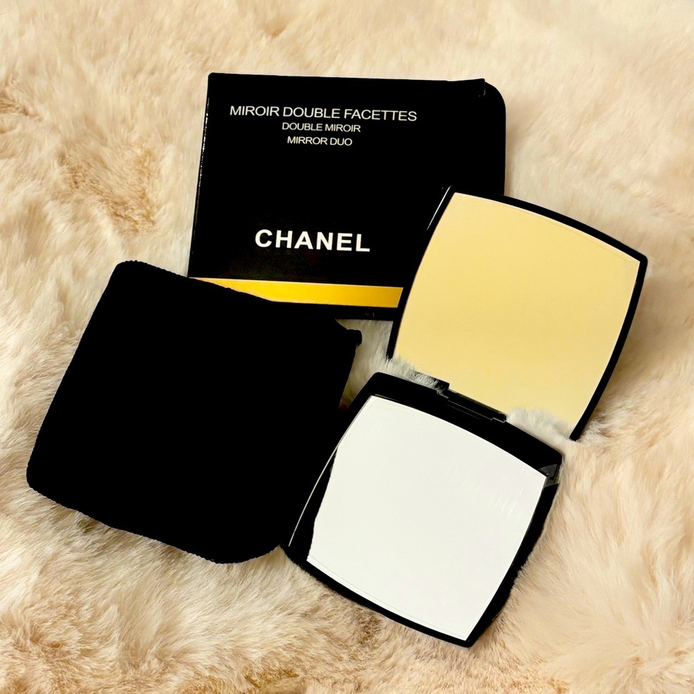 Chanel NIB Double Facette Compact Mirror